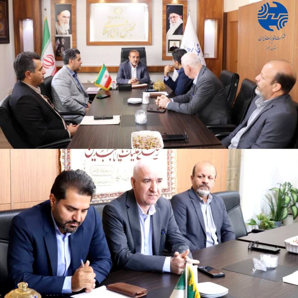 مهندس پورسبزی، مدیر مخابرات هم‌صدایی برای توسعه ارتباطات؛ دیدار مدیر مخابرات استان البرز با نماینده مجلس شورای اسلامی